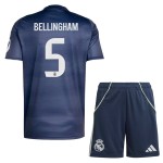Günstige Fußballtrikots Real Madrid Bellingham 5 Kinder Auswärtstrikot 2025-26 Kurzarm